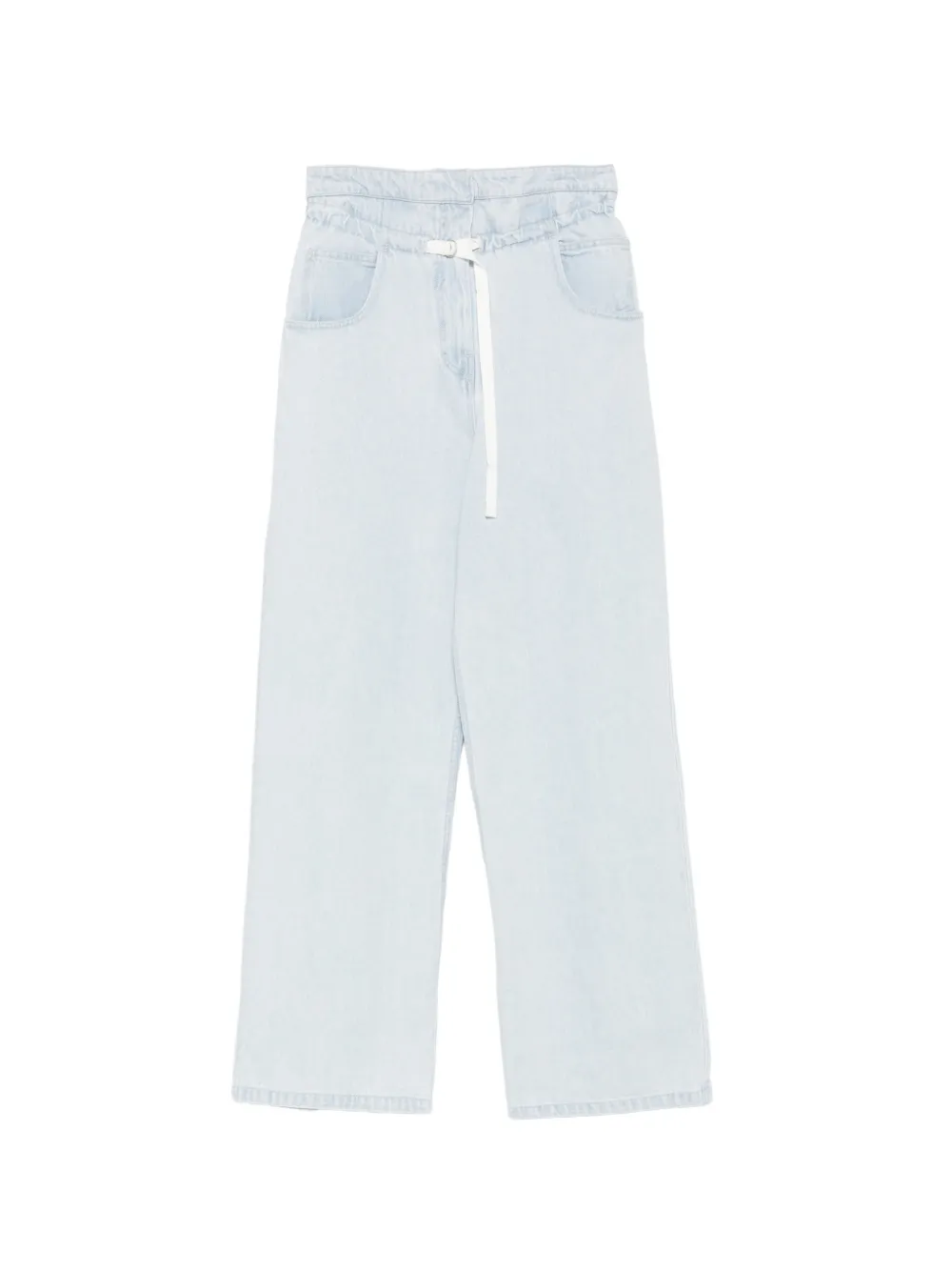 Christian Wijnants drawstrings jeans - Blu