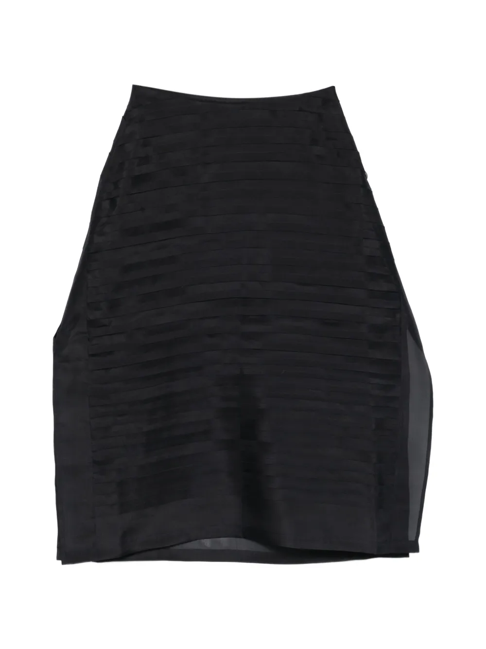 Christian Wijnants pleated midi skirt - Nero