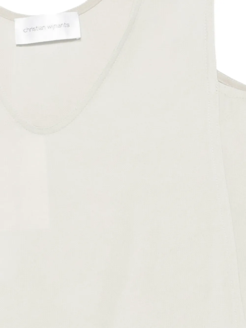 Christian Wijnants Mouwloze top Beige