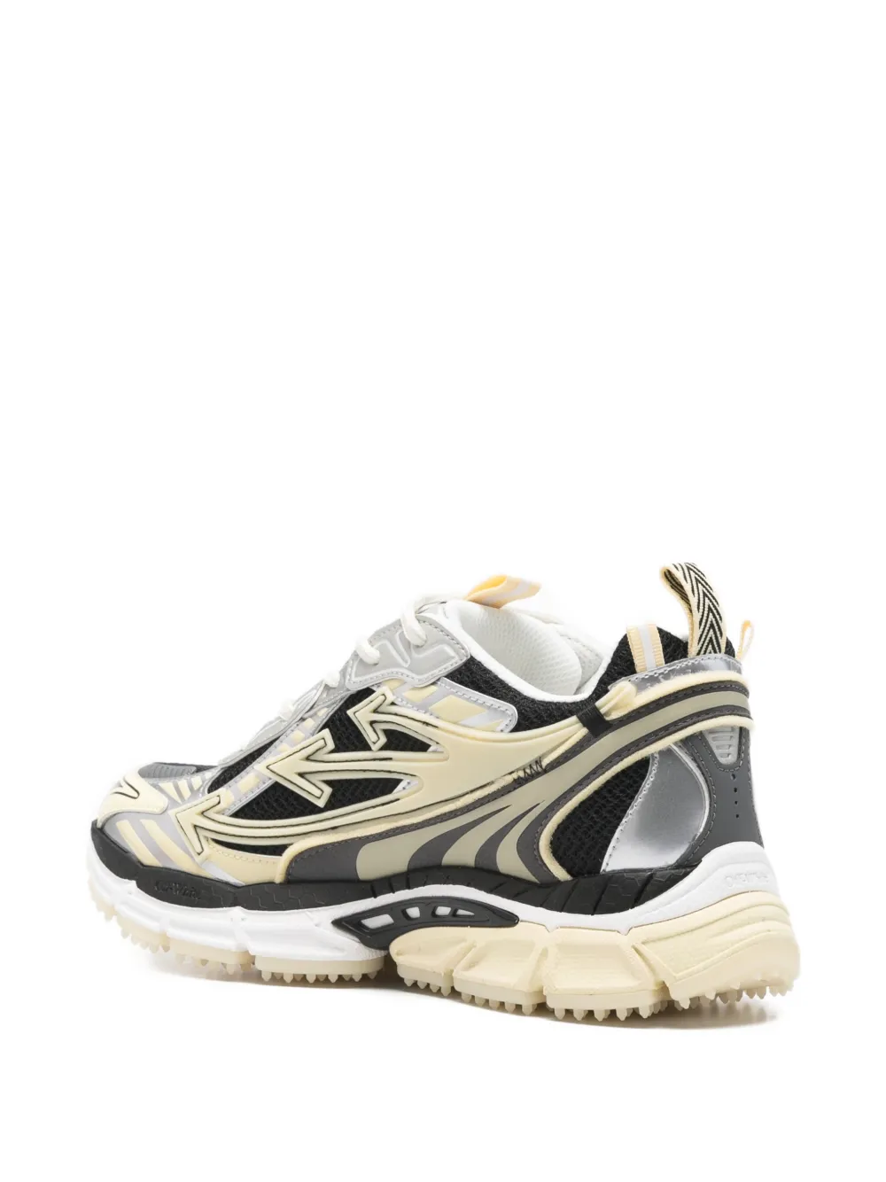 Off-White Rubberen sneakers Beige