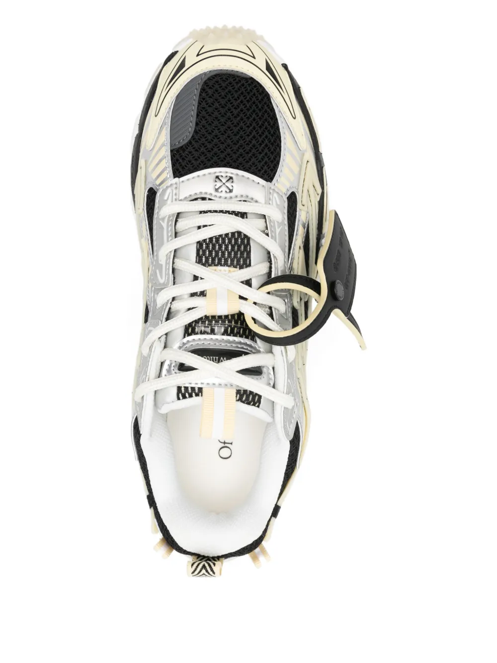 Off-White Rubberen sneakers Beige