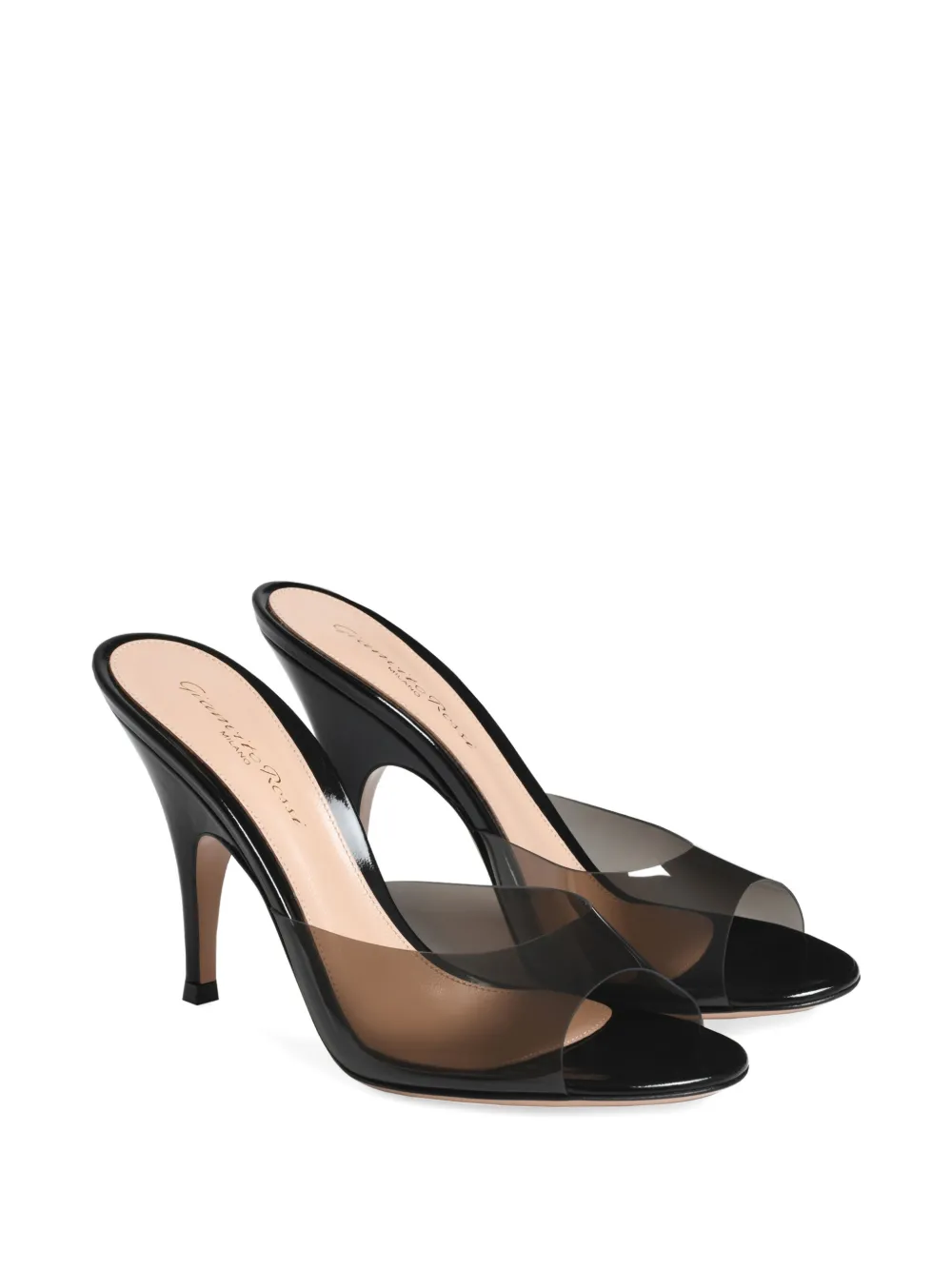 Gianvito Rossi Sandalen met hak Zwart