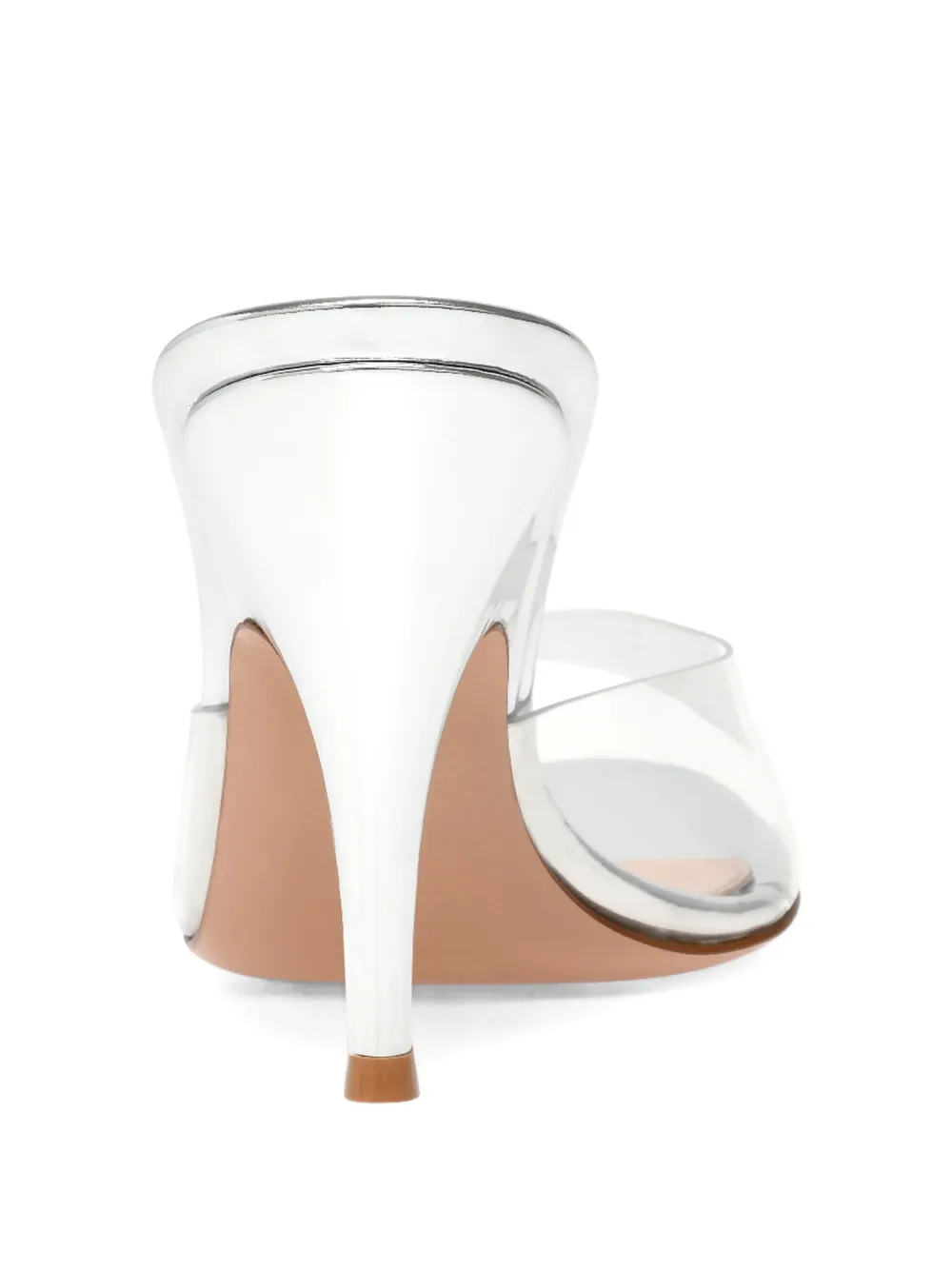 Gianvito Rossi Sandalen met ronde neus en hak Wit