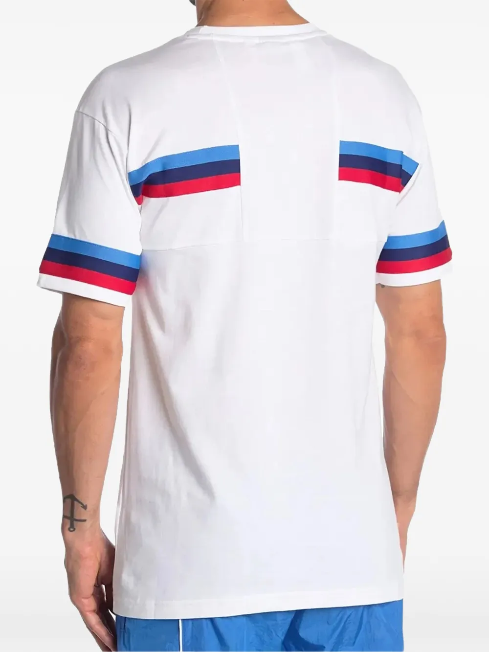 PUMA BMW Motorsport T-shirt met gestreept detail Wit