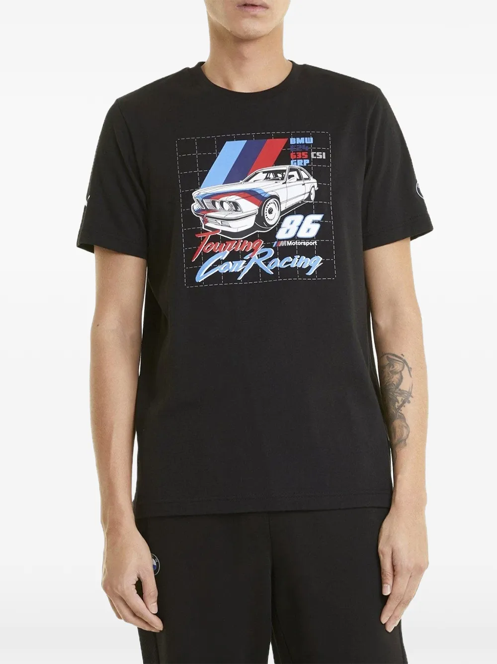 PUMA x BMW Motorsport T-shirt Zwart