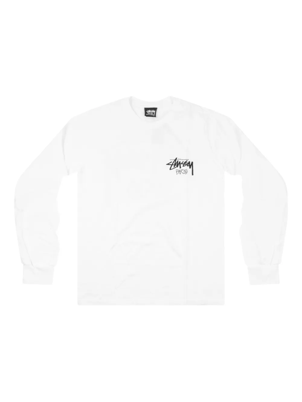 Stüssy Paris long-sleeve T-shirt - Bianco