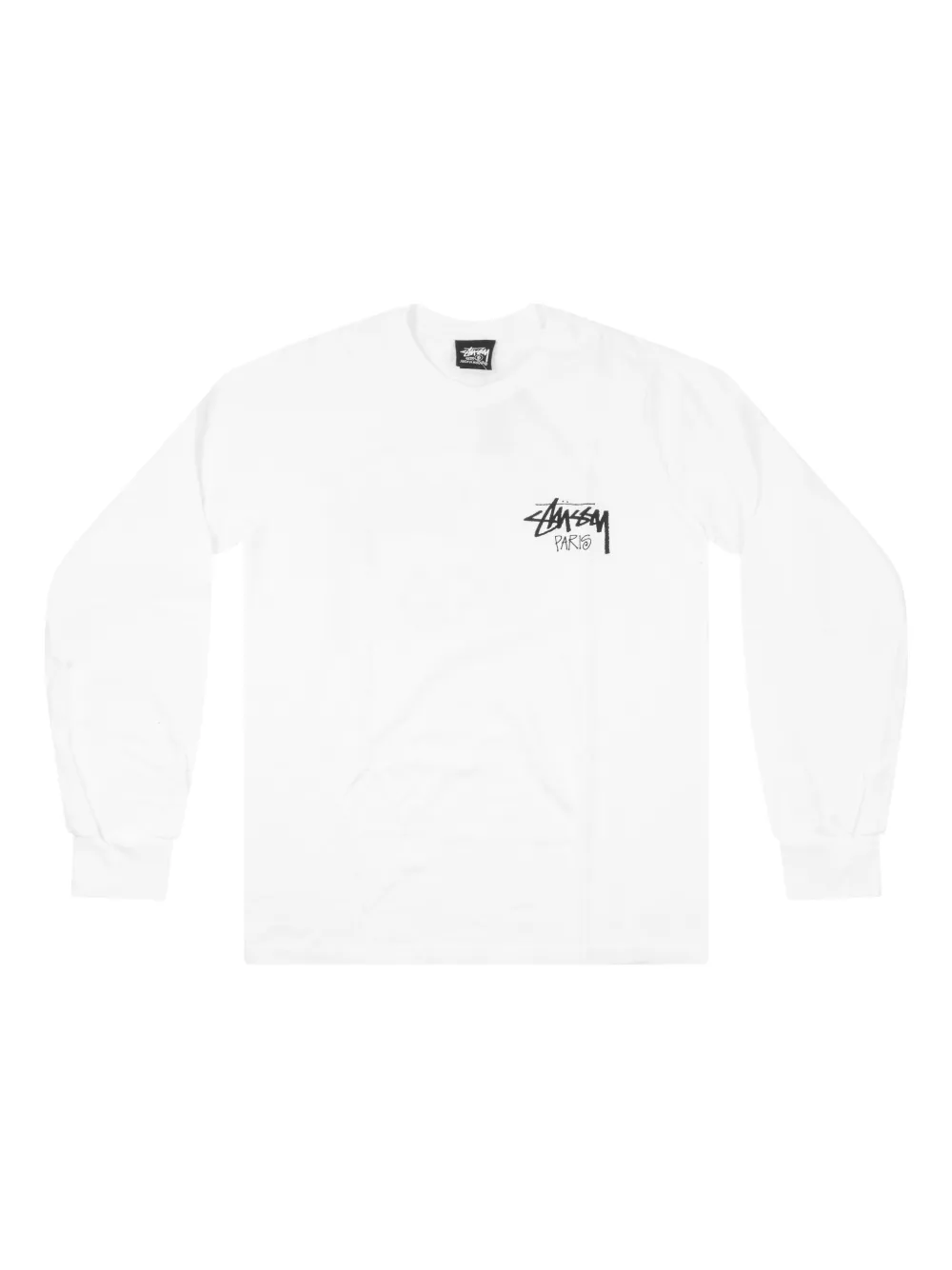 Stüssy Paris long-sleeve T-shirt - Bianco