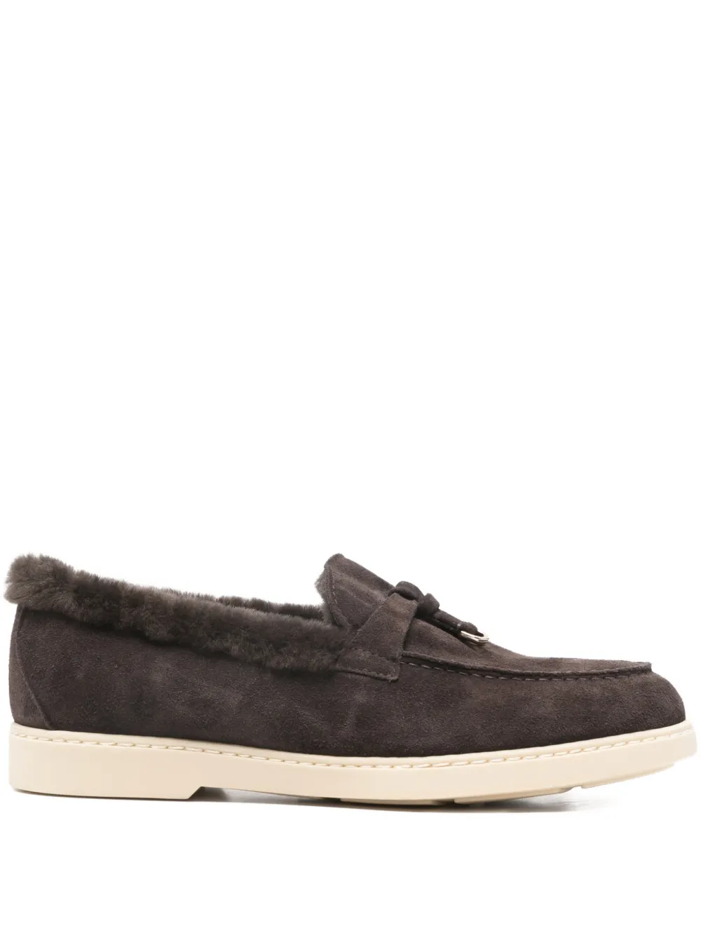 Doucal's leather loafers - Marrone