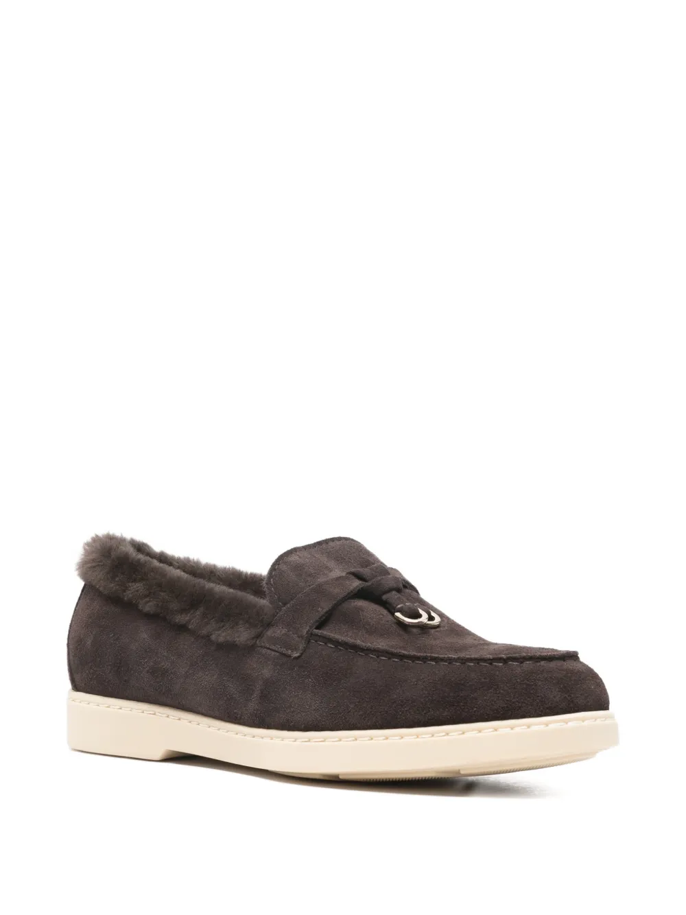 Doucal's Leren loafers - Bruin