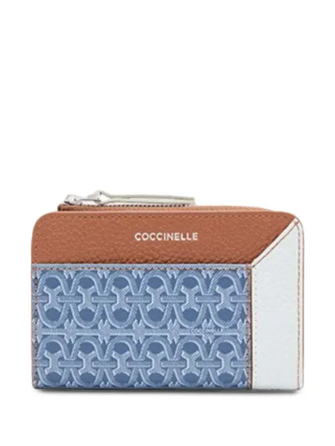 Coccinelle Loreen monogram zip wallet