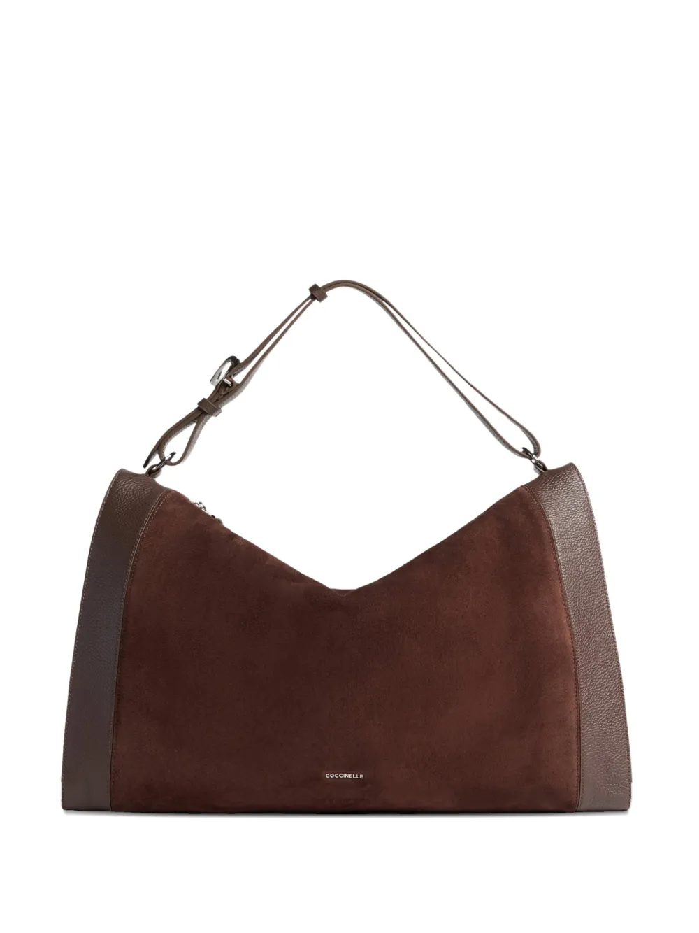 Coccinelle Elinor zip-up shoulder bag - Marrone