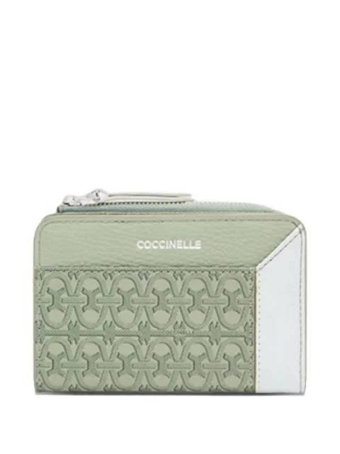 Coccinelle Lorren monogram zip wallet