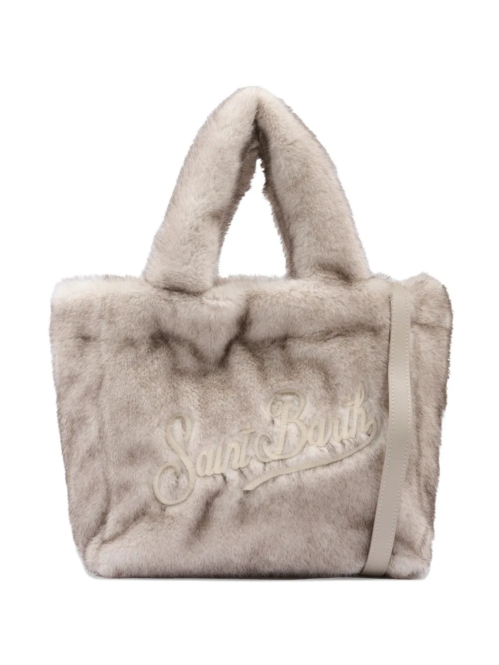 MC2 Saint Barth small Colette embroidered tote bag - Grigio