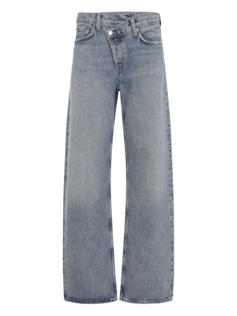 AGOLDE Arc Criss Cross belt-loop jeans