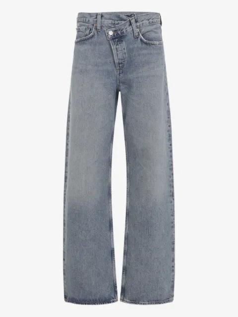 AGOLDE jeans Arc con pretina cruzada