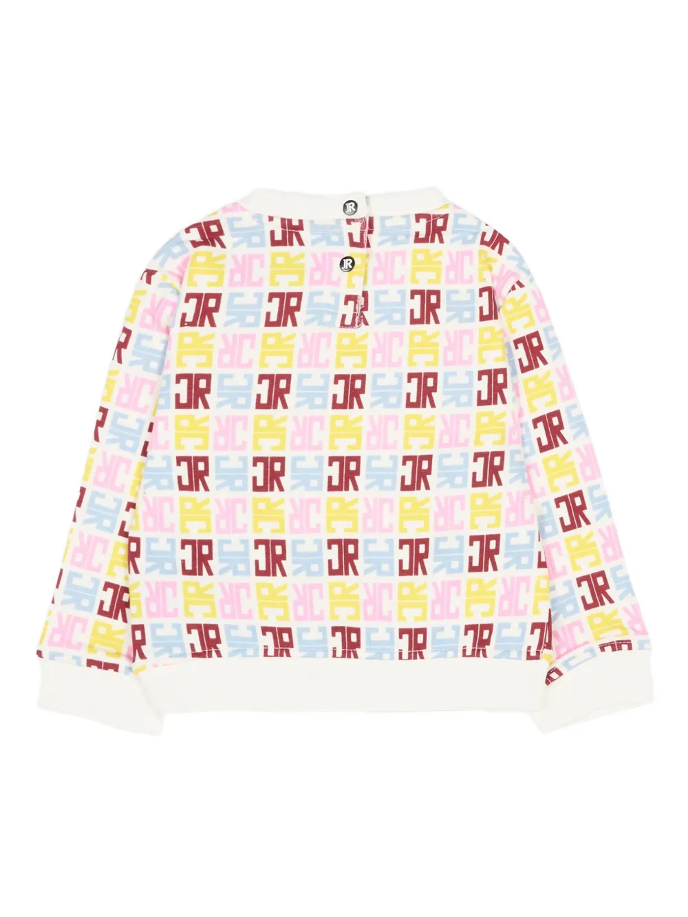  John Richmond Junior Logo Pattern Sweater - Neutrals 