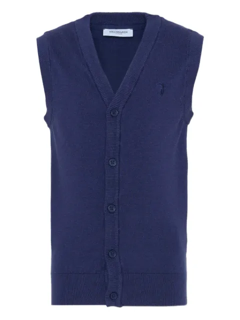 TRUSSARDI JUNIOR button V-neck cardigan