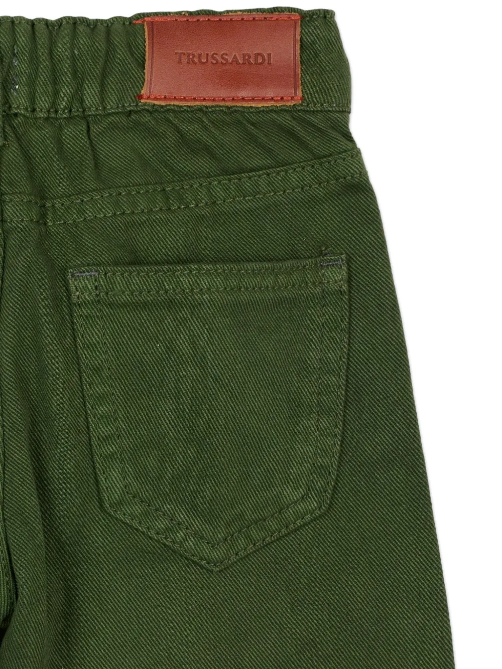  Trussardi Junior Patch Pocket Jeans - Green 