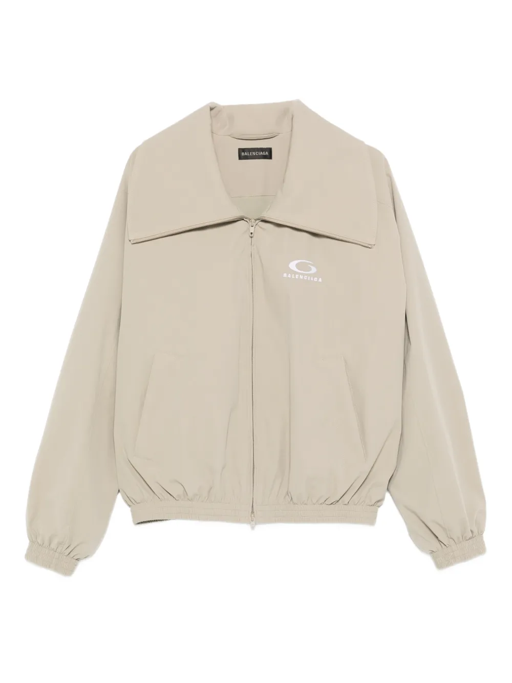 Balenciaga logo zip jacket - Nude