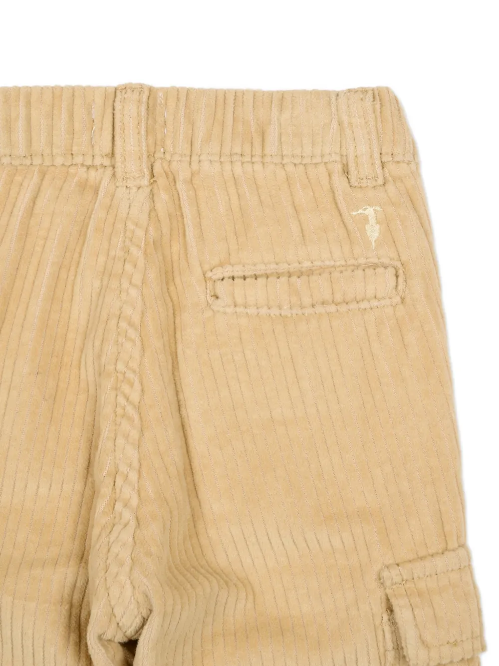  Trussardi Junior Corduroy Cargo Trousers - Neutrals 
