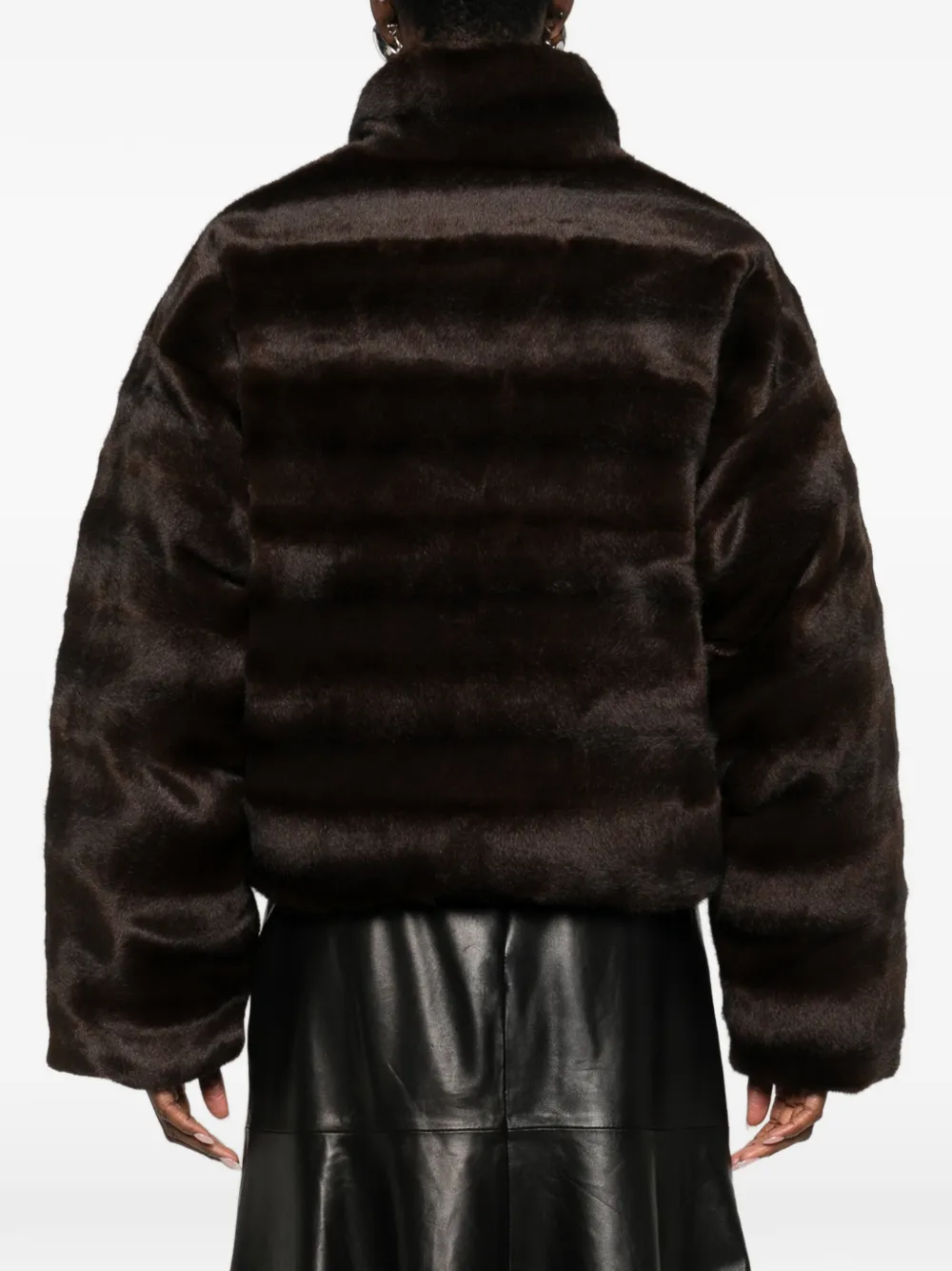 Balenciaga Ski-jack met rits Bruin