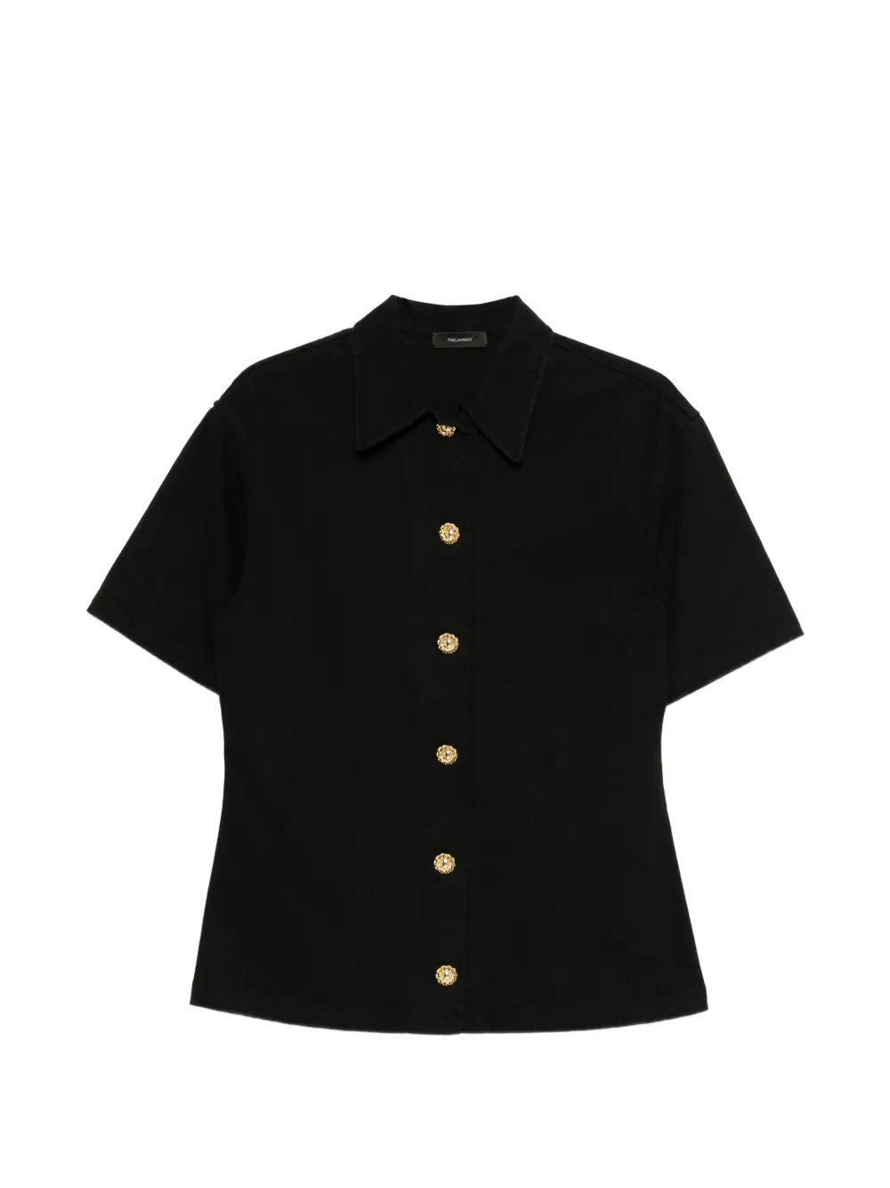 THELAURENT buttoned short-sleeve shirt - Black