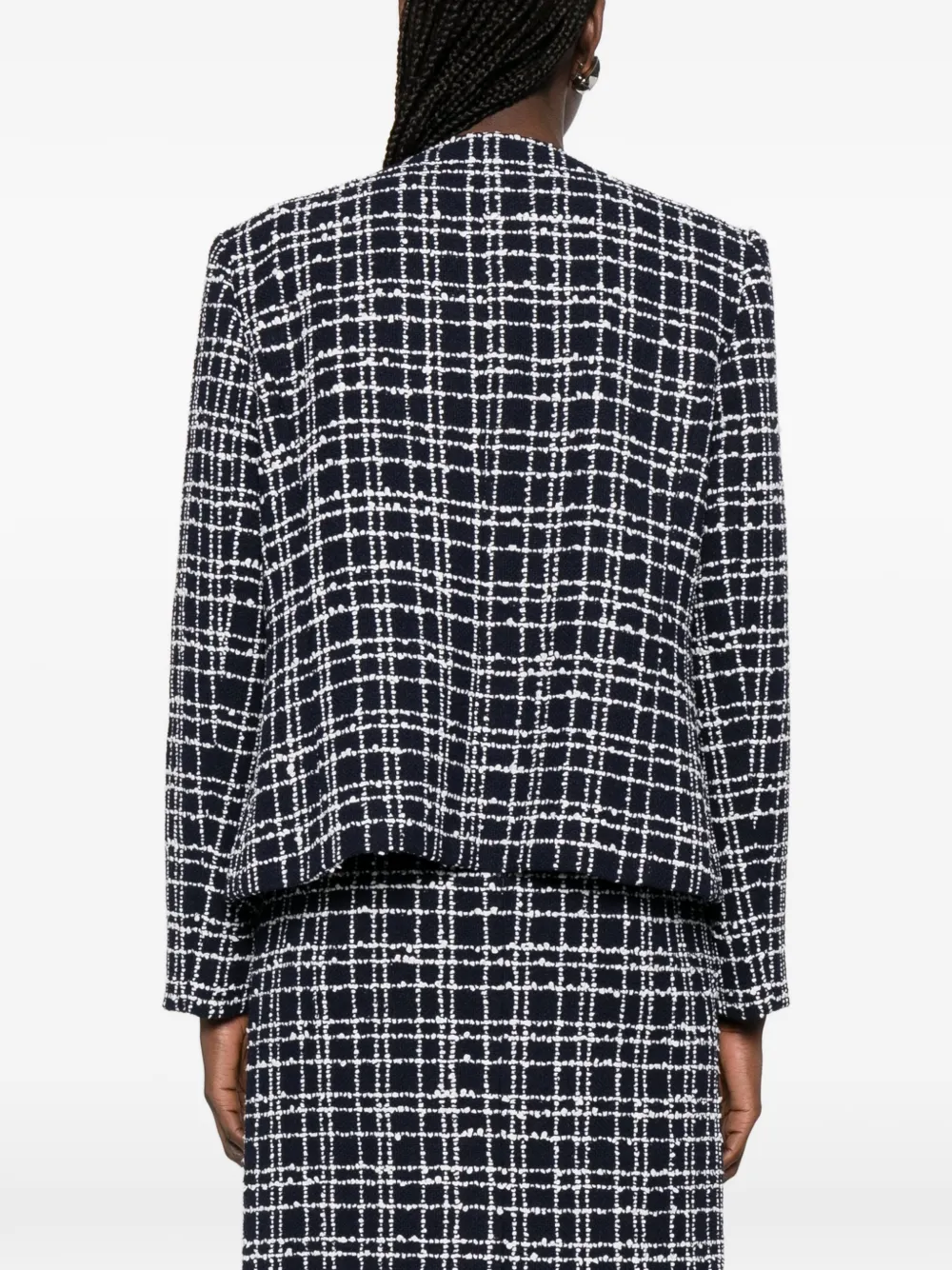 fringed tweed jacket