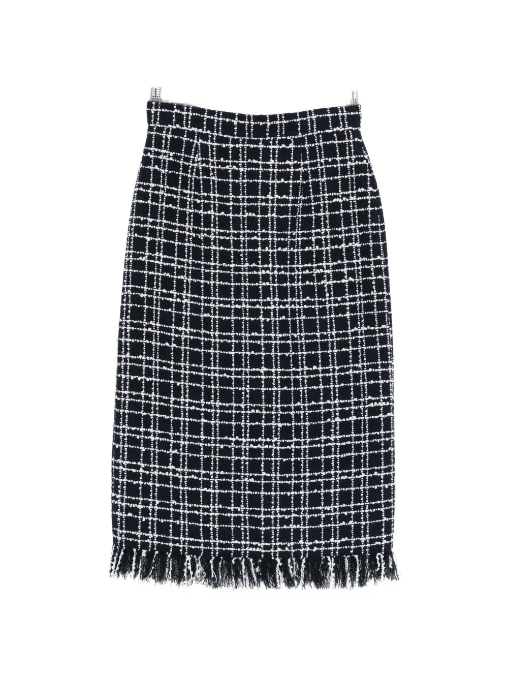 THELAURENT check-pattern midi skirt - Blu
