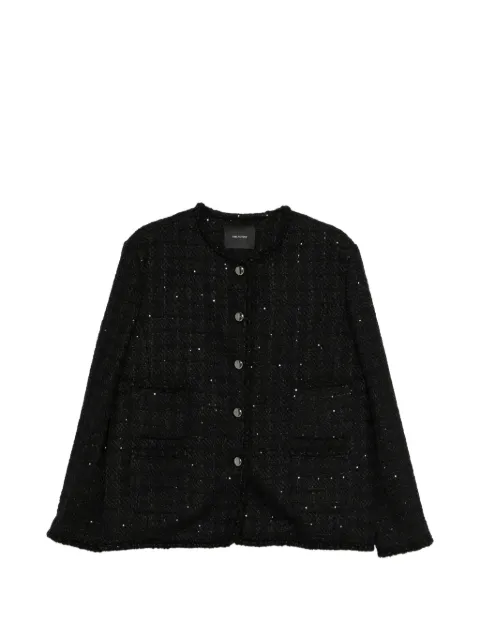 THELAURENT sequin-embellished front-pocket jacket