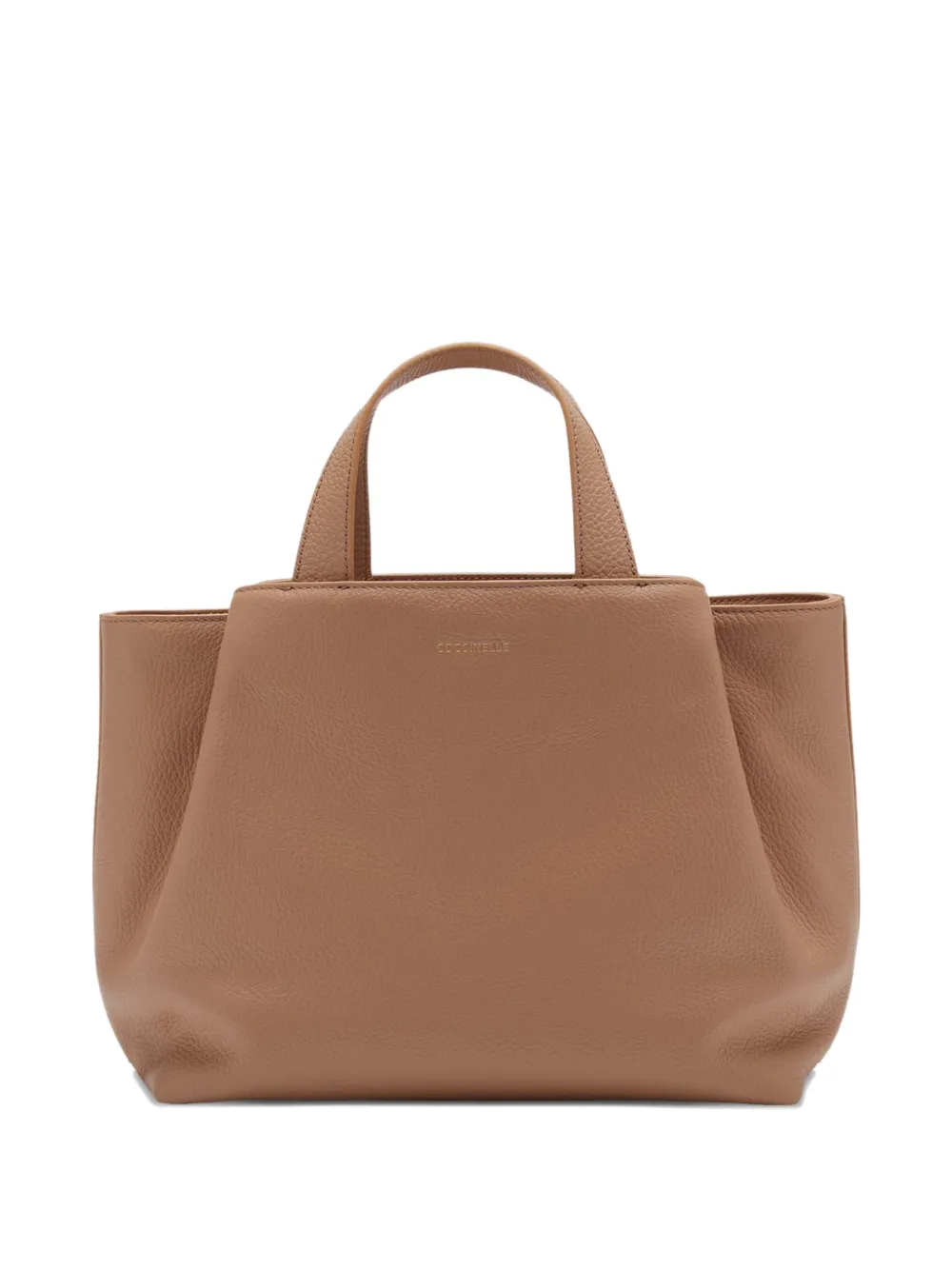 Coccinelle buckle malory shoulder bag - Beige