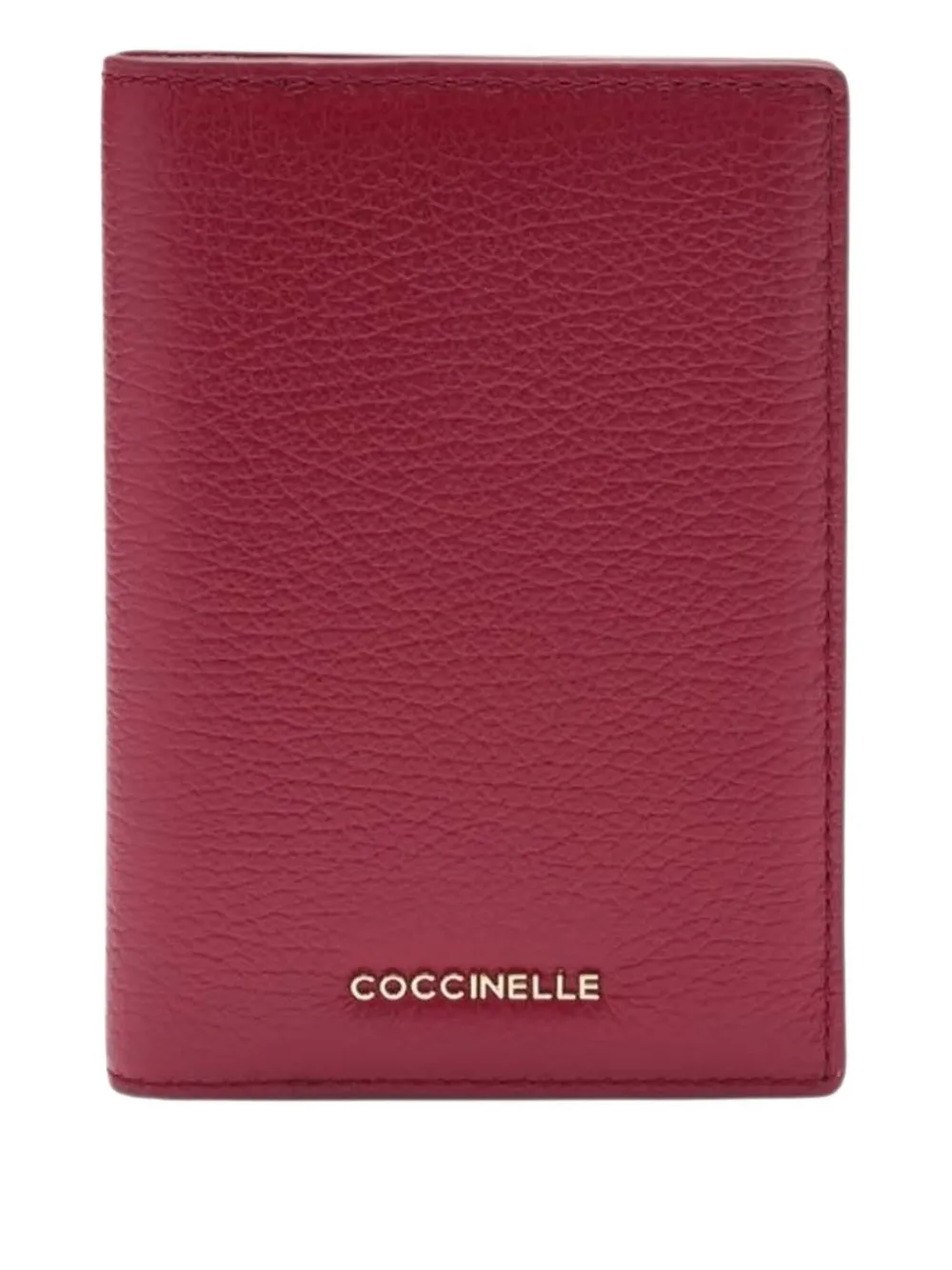 Coccinelle logo-detail passport holder - Rosso