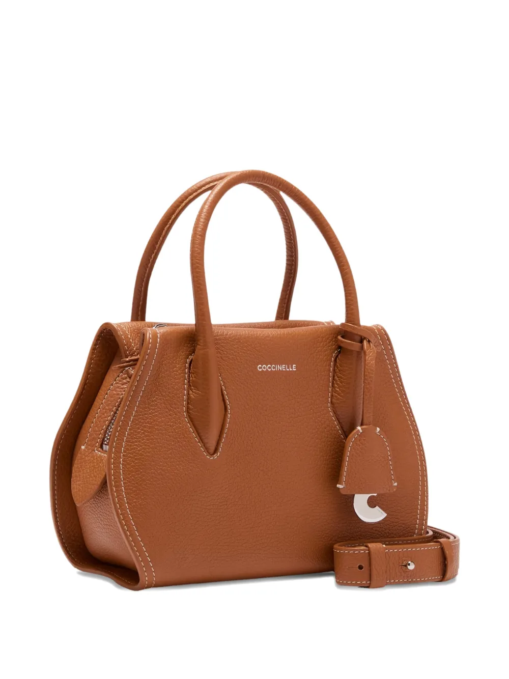 Coccinelle Lord S1 tote bag - Bruin