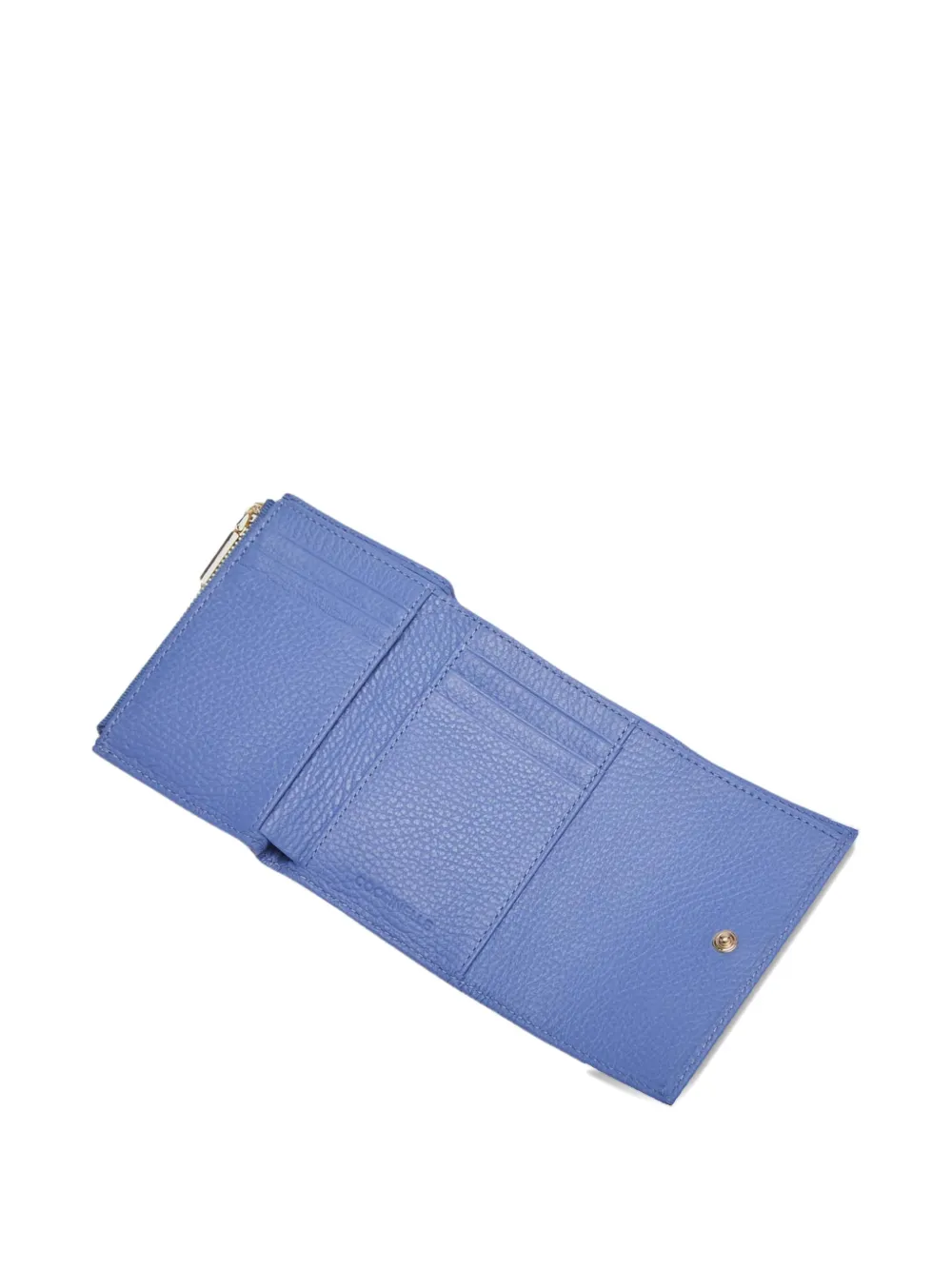 Coccinelle metallic-logo wallet - Blauw