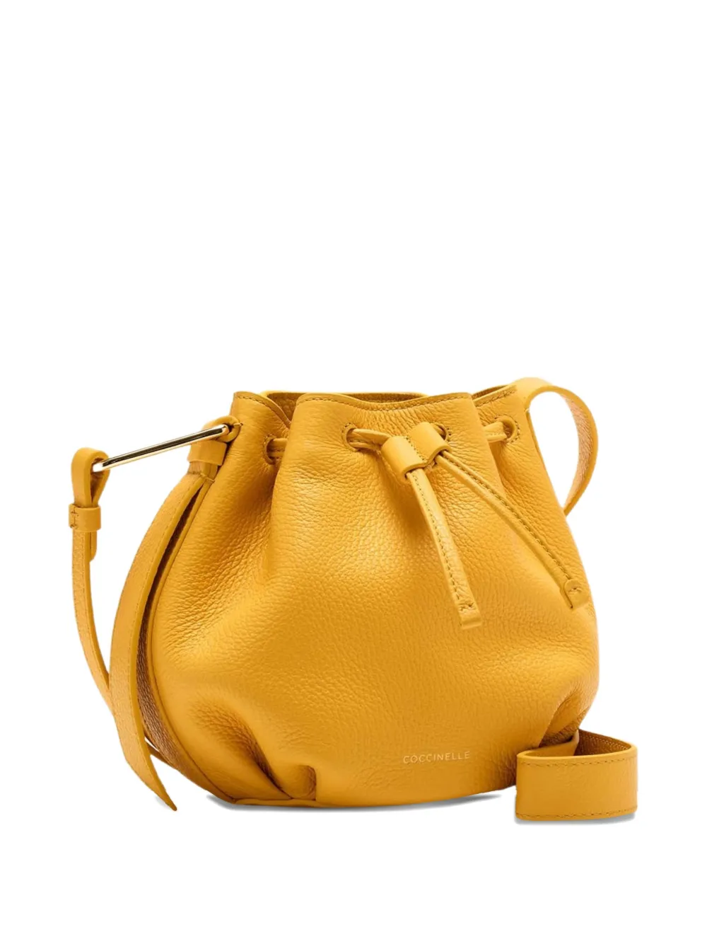  Coccinelle Malory Drawstring Mini Bag - Yellow 