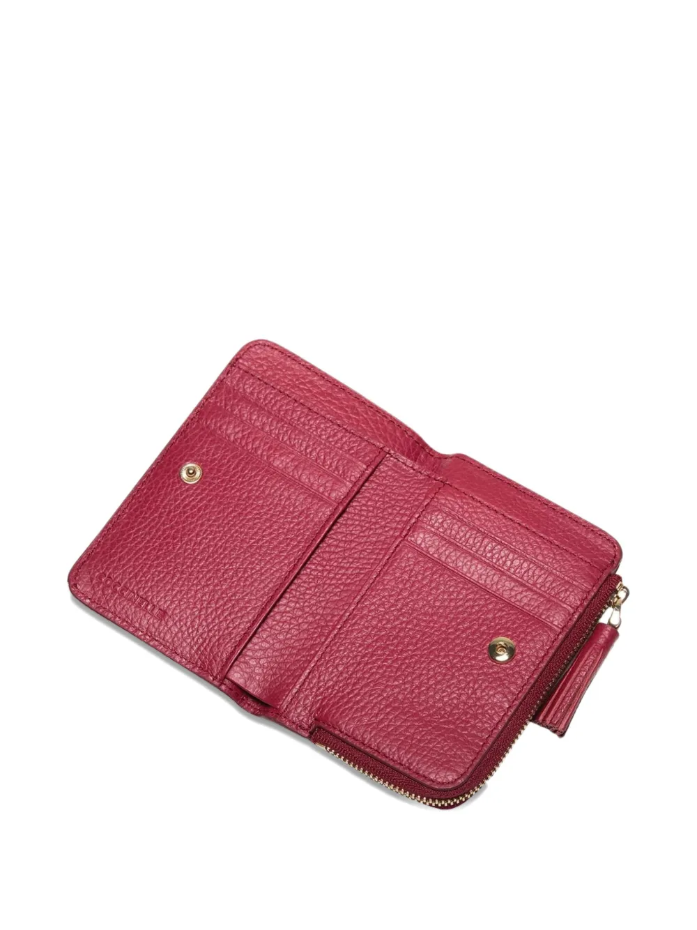 Coccinelle tassel-detail zip wallet - Rood