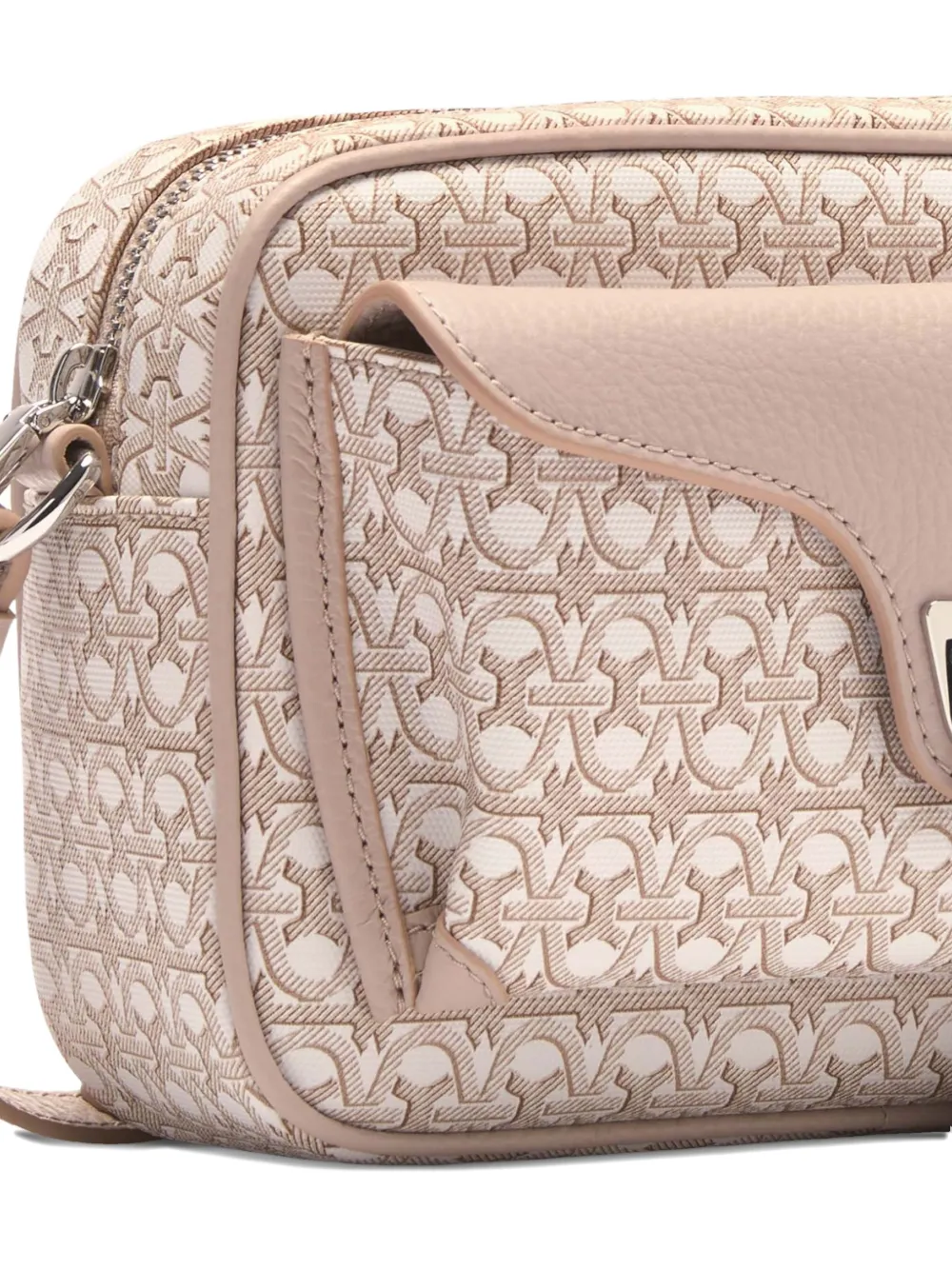 Coccinelle Kleine Beat crossbodytas met monogram Roze