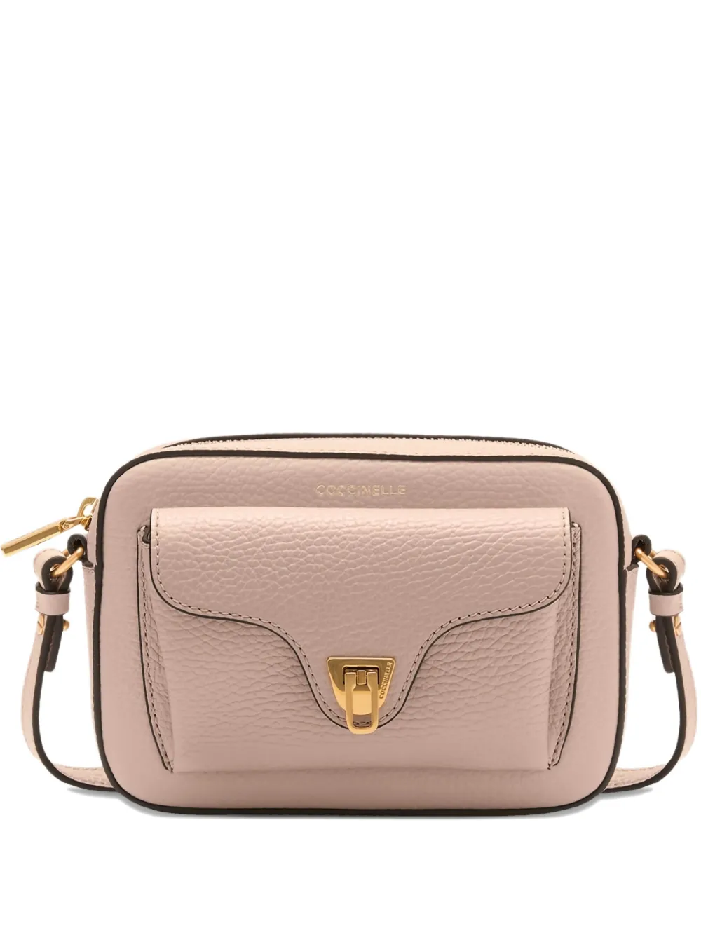 Coccinelle Beat leather crossbody bag - Rosa