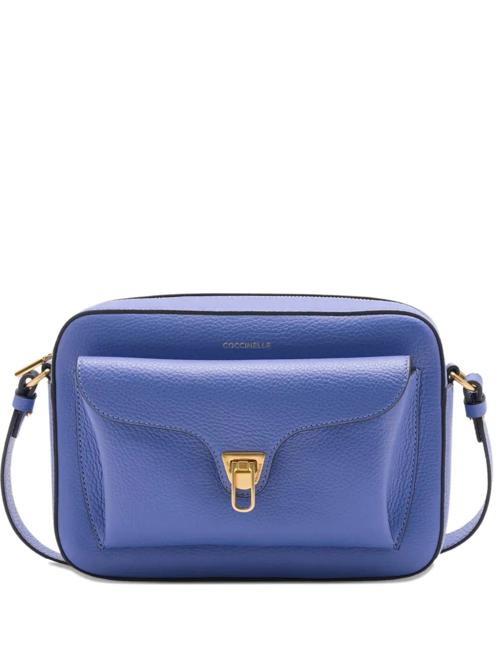 Coccinelle Beat leather shoulder bag - Blu