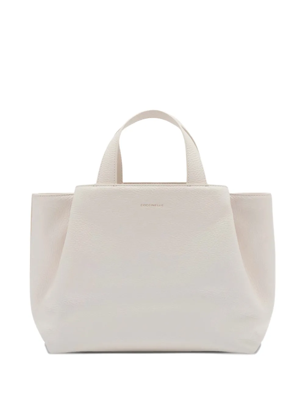 Coccinelle zip-up tote bag - Wit