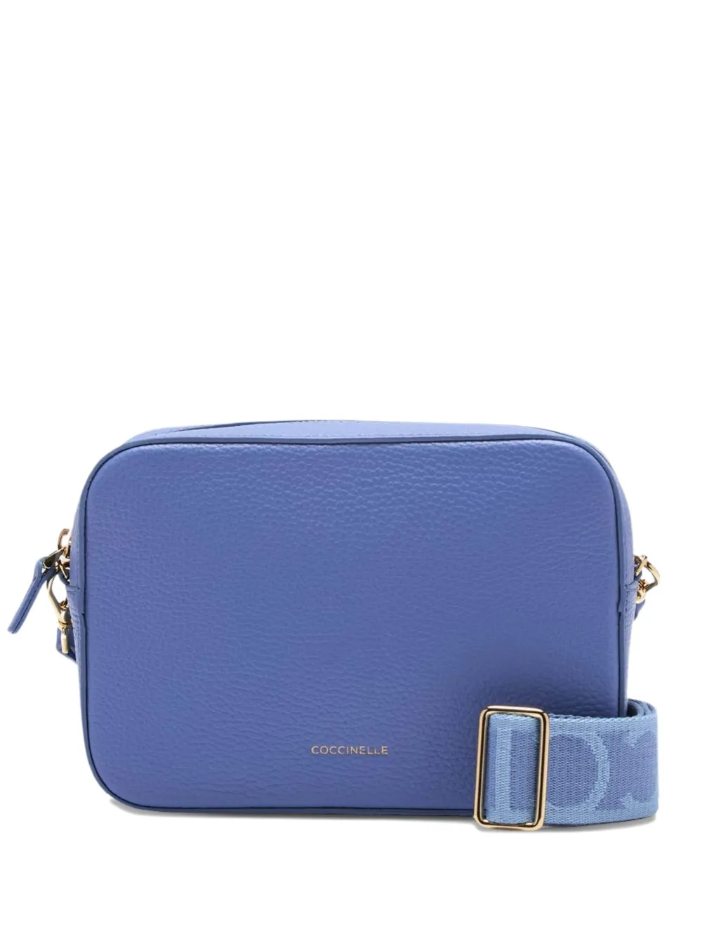 Coccinelle Tebe logo-strap cross body bag - Blu