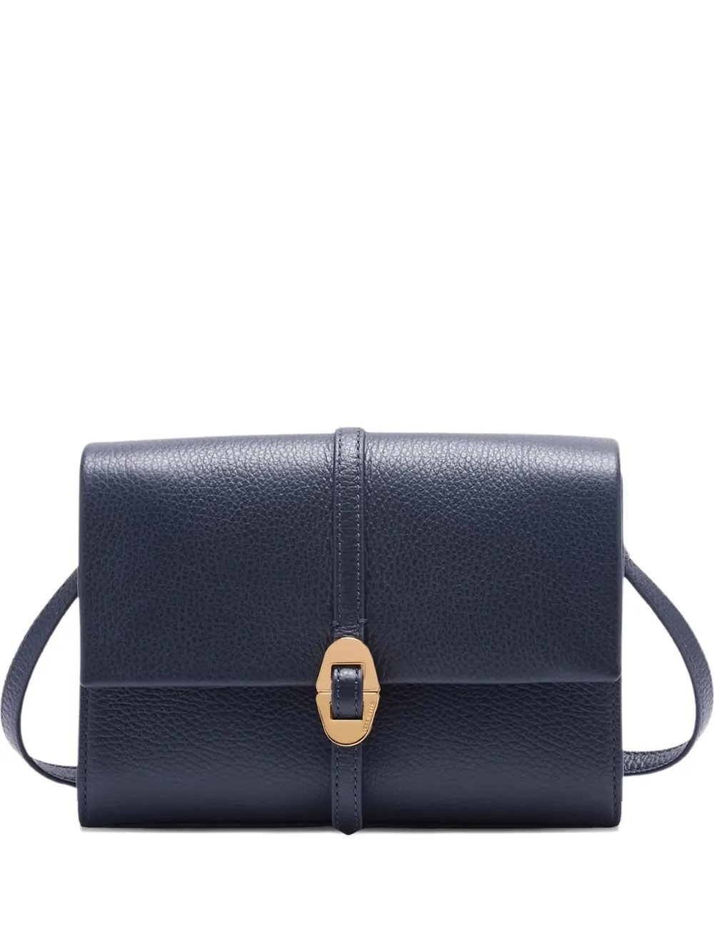 Coccinelle Dorian geometric buckle shoulder bag - Blu