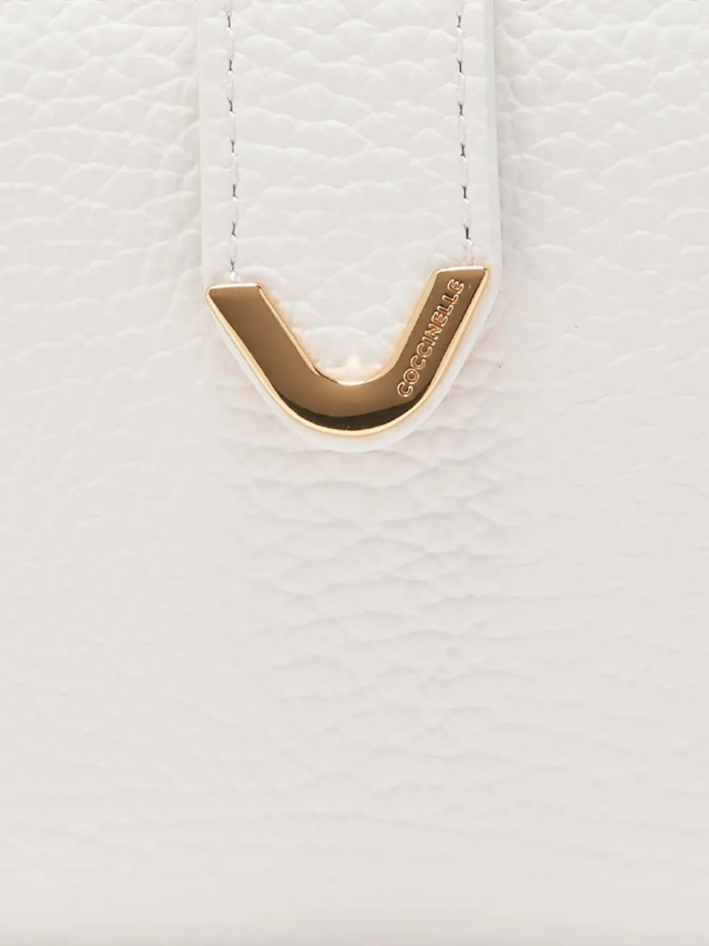  Coccinelle Metallic Wallet - White 