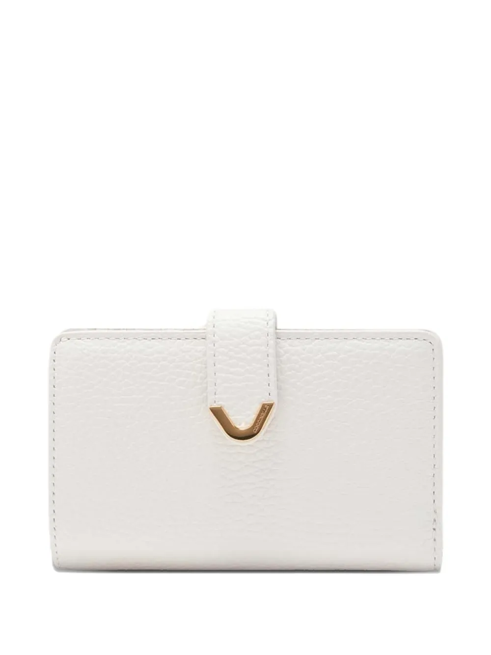 Coccinelle metallic wallet - Bianco