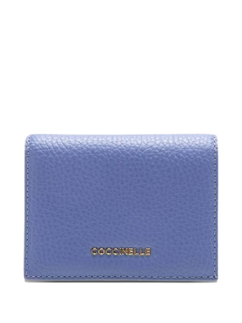 Coccinelle metallic wallet - Blu