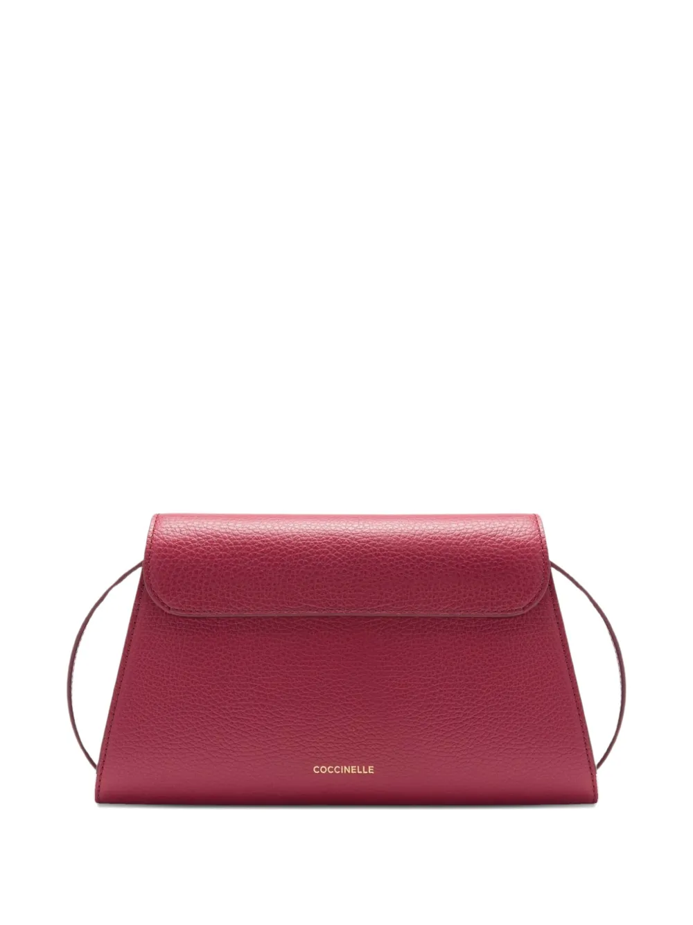 Coccinelle Dew Textured gold-tone Shoulder Bag | Red | FARFETCH ID