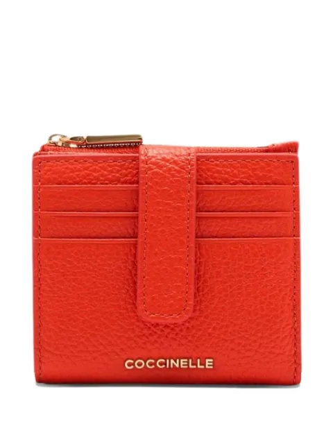 Coccinelle metallic logo wallet