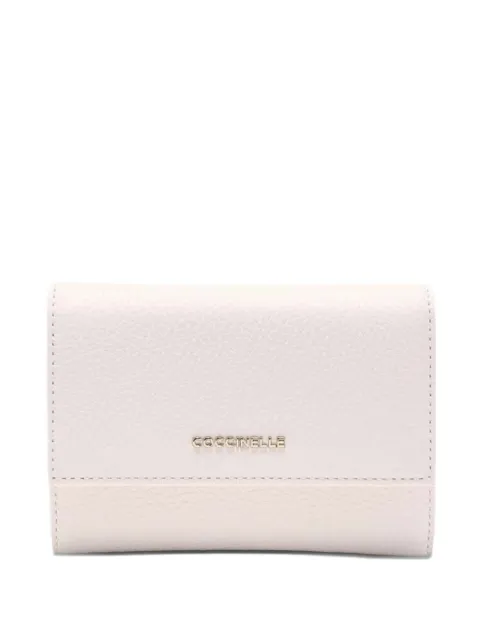 Coccinelle metallic-logo wallet
