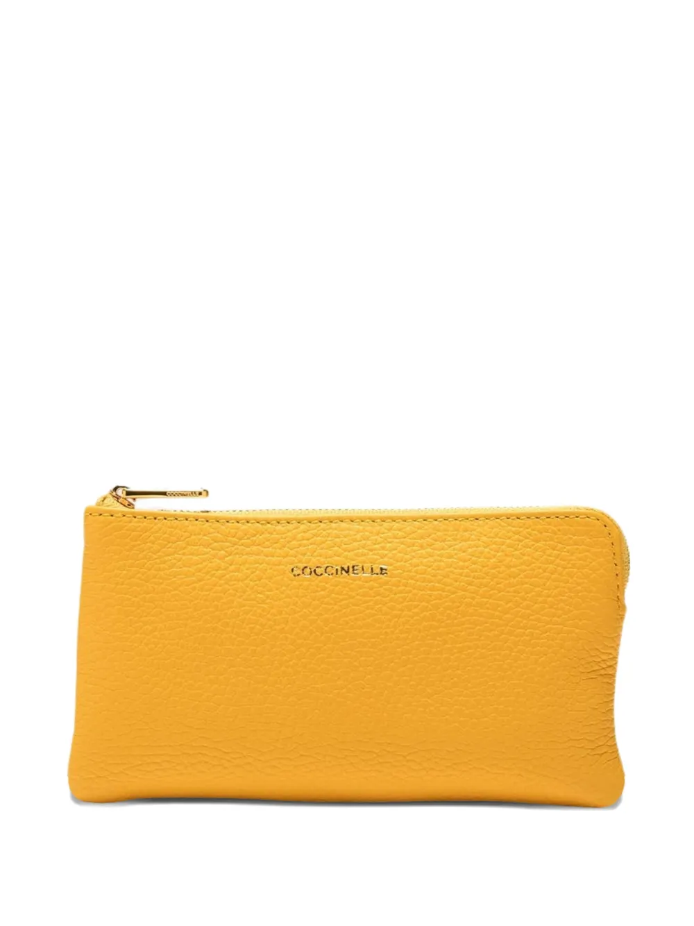 Coccinelle Alias zip-fastening make up bag - Giallo