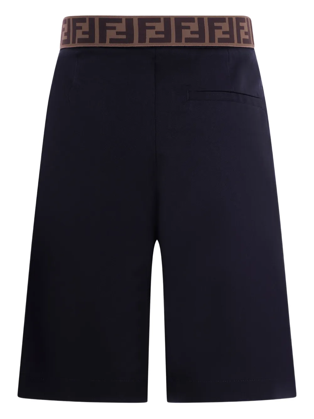 Fendi Kids Broek met FF-patroon Blauw