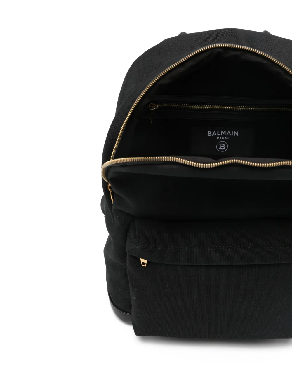 Balmain Kids Rugzak met logo Zwart